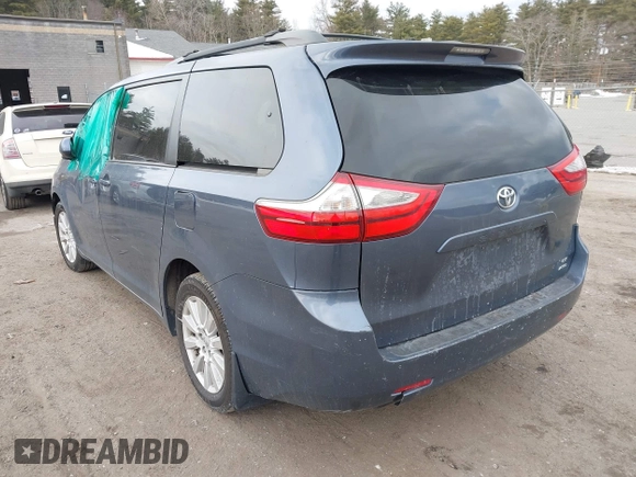 2017 Toyota Sienna LE with VIN 5TDJZ3DC8HS160748, listed as a IAAI auction lot 41327151 with 342,006 mi miles. Bid and sale history available at carsss.com. Image 3.