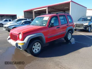 2004 Jeep Liberty Sport with VIN 1J4GL48K04W326252, listed as a IAAI auction lot 41479037 with 168,994 mi miles. Bid and sale history available at carsss.com. Image 17.