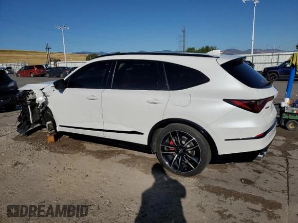 2022 Acura MDX Type S w/Advance Package with VIN 5J8YD8H83NL004731, listed as a Copart auction lot 67881164 with 37,827 mi miles and Salvage Title. Bid and sale history available at carsss.com. Image 2.