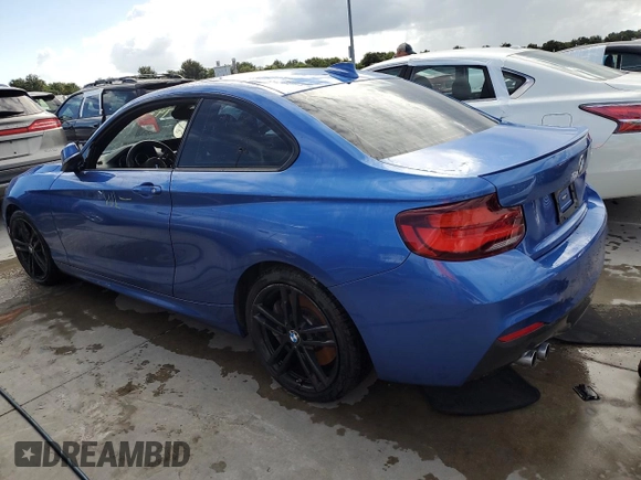 2021 BMW 2 Series 230i with VIN WBA2J1C07M7G95341, listed as a Copart auction lot 74242364 with 0 mi miles and Non Repairable. Bid and sale history available at carsss.com. Image 2.