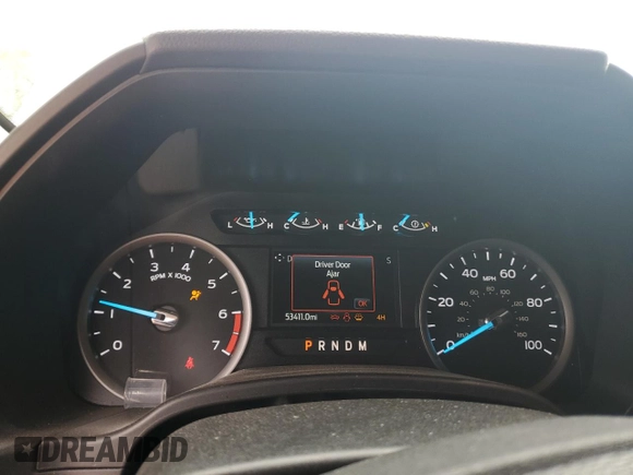 2021 Ford F-250 XL with VIN 1FT7W2BN4MEC34068, listed as a Copart auction lot 56730745 with 53,411 mi miles and Salvage title. Bid and sale history available at DreamBid. Image 9.