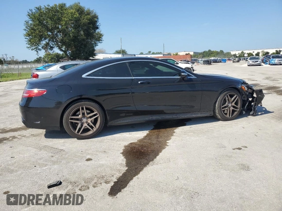 2017 Mercedes-Benz S 550 with VIN WDDXJ8FB1HA024368, listed as a Copart auction lot 72063484 with 44,182 mi miles and Salvage title. Bid and sale history available at DreamBid. Image 3.