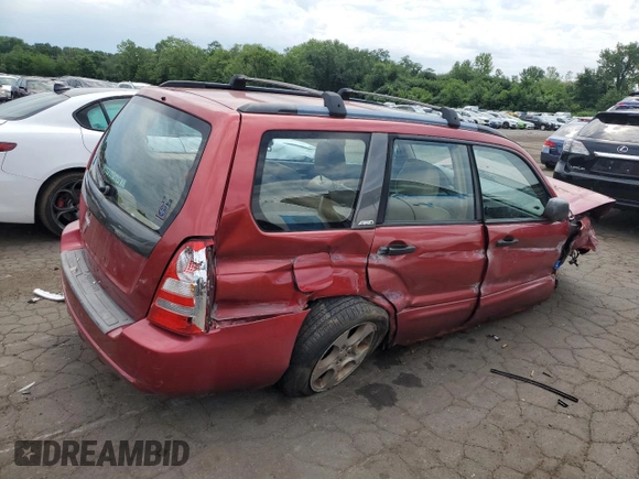 2003 Subaru Forester XS with VIN JF1SG65603H766892, listed as a Copart auction lot 63078914 with 0 mi miles and Salvage Title. Bid and sale history available at carsss.com. Image 3.