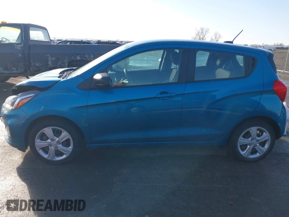 2020 Chevrolet Spark LS with VIN KL8CB6SA8LC404336, listed as a IAAI auction lot 41481512 with 63,252 mi miles. Bid and sale history available at carsss.com. Image 14.