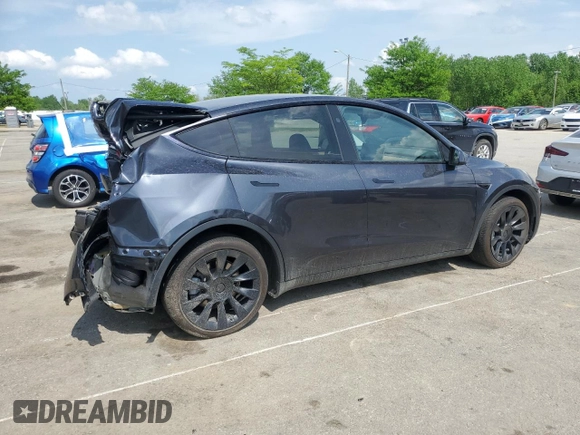 2024 Tesla Model Y Long Range с VIN 7SAYGDEE1RA234222, выставлен на аукционе Copart как лот 55139025 с пробегом 17 829 миль миль и Списание • Salvage title. История ставок и продаж доступна на DreamBid. Изображение 3.