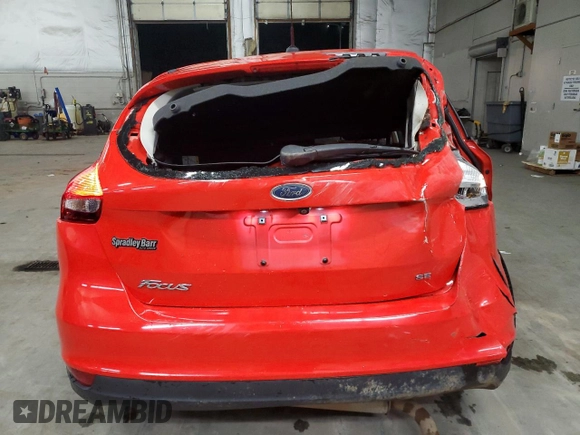2017 Ford Focus SE with VIN 1FADP3K21HL217540, listed as a Copart auction lot 83213414 with 127,736 mi miles and Salvage Title. Bid and sale history available at carsss.com. Image 6.