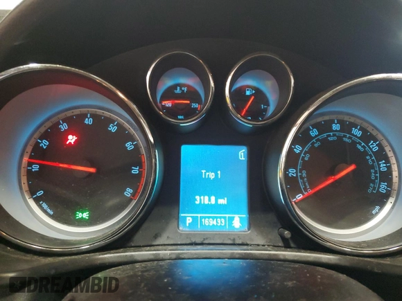 2011 Buick Regal CXL RL2 with VIN W04GP5EC3B1069976, listed as a Copart auction lot 51054465 with 169,433 mi miles and Salvage Title. Bid and sale history available at carsss.com. Image 9.