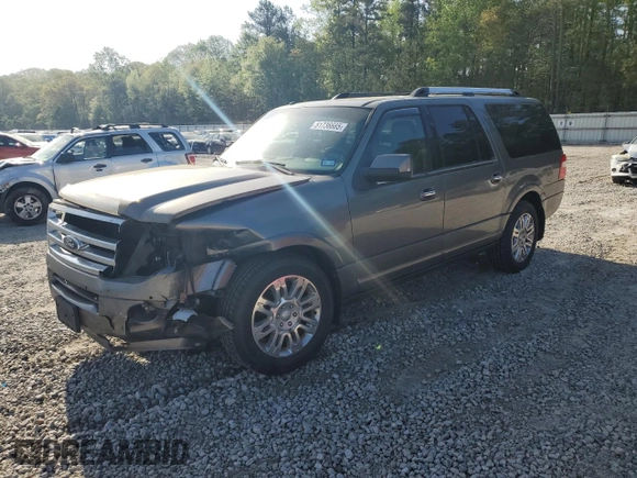 2012 Ford Expedition Max Limited with VIN 1FMJK1K58CEF58596, listed as a Copart auction lot 51736665 with 167,533 mi miles and Salvage Title. Bid and sale history available at DreamBid. Image 1.