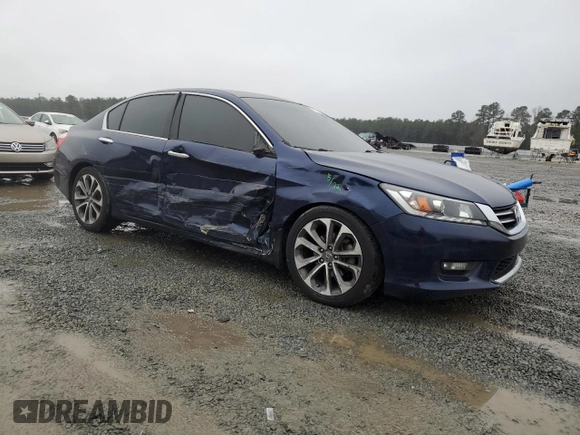 2015 Honda Accord Sport with VIN 1HGCR2F53FA066726, listed as a Copart auction lot 44720145 with 249,323 mi miles and Salvage Title. Bid and sale history available at DreamBid. Image 4.