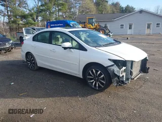 2014 Honda Civic Sedan EX-L with VIN 19XFB2F97EE001652, listed as a IAAI auction lot 41958237 with 74,103 mi miles. Bid and sale history available at carsss.com. Image 1.
