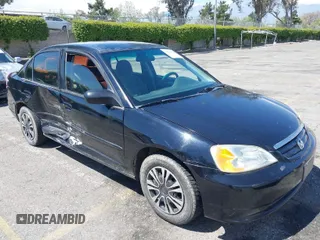 2003 Honda Civic LX with VIN JHMES16523S000517, listed as a IAAI auction lot 42012871 with 158,253 mi miles. Bid and sale history available at carsss.com. Image 1.