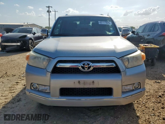 2012 Toyota 4Runner SR5 with VIN JTEZU5JR8C5045969, listed as a Copart auction lot 62117925 with 275,313 mi miles and Clean title. Bid and sale history available at DreamBid. Image 5.
