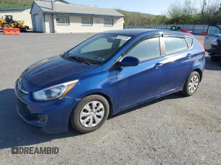 2017 Hyundai Accent SE with VIN KMHCT5AE7HU313588, listed as a Copart auction lot 54993785 with 81,563 mi miles and Clean Title. Bid and sale history available at carsss.com. Image 1.