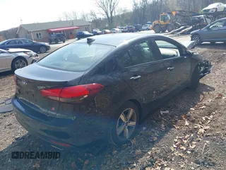 2018 Kia Forte LX with VIN 3KPFL4A78JE217888, listed as a IAAI auction lot 42027867 with 37,615 mi miles and . Bid and sale history available at DreamBid. Image 4.
