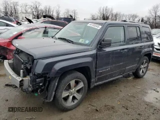 2016 Jeep Patriot High Altitude with VIN 1C4NJPFA8GD590575, listed as a Copart auction lot 44105545 with 96,137 mi miles and Salvage Title. Bid and sale history available at carsss.com. Image 1.