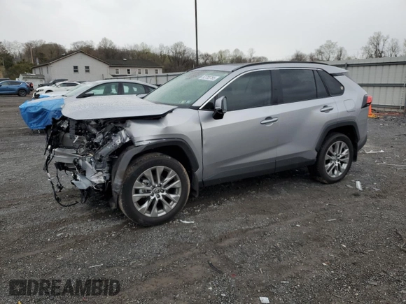 2023 Toyota RAV4 XLE Premium with VIN 2T3A1RFV6PC391915, listed as a Copart auction lot 52755755 with 14,663 mi miles and Salvage title. Bid and sale history available at DreamBid. Image 1.