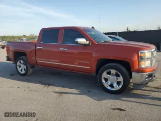 2015 Chevrolet Silverado 1500 LTZ with VIN 3GCPCSEC5FG175143, listed as a Copart auction lot 54593095 with 59,978 mi miles and Clean Title. Bid and sale history available at carsss.com. Image 4.