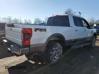 2021 Ford Super Duty F-250 SRW XL with VIN 1FT7W2BN5MEC46424, listed as a Copart auction lot 45143445 with 0 mi miles and Salvage Title. Bid and sale history available at carsss.com. Image 3.