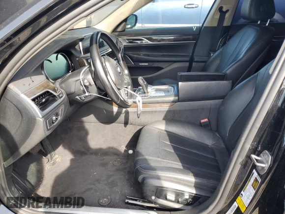 2017 BMW 7 Series 740i with VIN WBA7E2C56HG740168, listed as a Copart auction lot 69678504 with 0 mi miles and Clean Title. Bid and sale history available at carsss.com. Image 7.