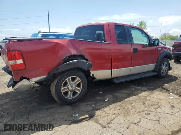 2007 Ford F-150 STX with VIN 1FTRX12W27FA38928, listed as a Copart auction lot 56470545 with 169,874 mi miles and Salvage title. Bid and sale history available at DreamBid. Image 3.