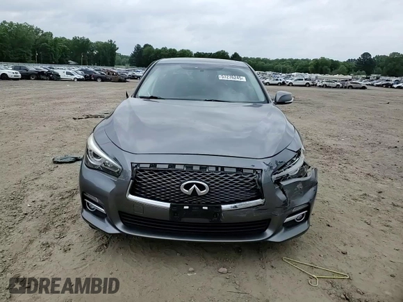 2017 Infiniti Q50 Premium with VIN JN1EV7AR1HM839806, listed as a Copart auction lot 57276245 with 128,332 mi miles and Clean title. Bid and sale history available at DreamBid. Image 13.