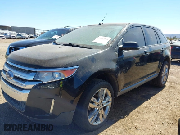 2013 Ford Edge SEL with VIN 2FMDK3JC6DBB11853, listed as a IAAI auction lot 41872649 with 178,811 mi miles. Bid and sale history available at carsss.com. Image 2.