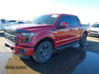2016 Ford F-150 XLT with VIN 1FTEW1EG4GKE96287, listed as a IAAI auction lot 41382832 with 1 mi miles. Bid and sale history available at carsss.com. Image 2.