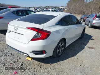 2019 Honda Civic Sedan LX with VIN 19XFC2F62KE035433, listed as a IAAI auction lot 41632289 with 116,076 mi miles. Bid and sale history available at carsss.com. Image 4.