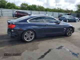 2016 BMW 4 Series 428i with VIN WBA3N7C50GK227232, listed as a Copart auction lot 61255145 with 86,667 mi miles and Salvage title. Bid and sale history available at DreamBid. Image 3.
