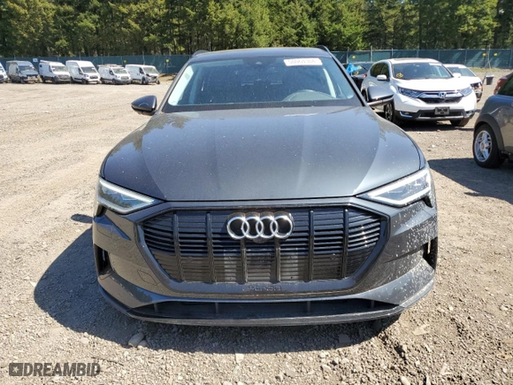 2021 Audi e-tron Premium Plus with VIN WA1LAAGE7MB018890, listed as a Copart auction lot 50064304 with 25,822 mi miles and Salvage Title. Bid and sale history available at carsss.com. Image 5.