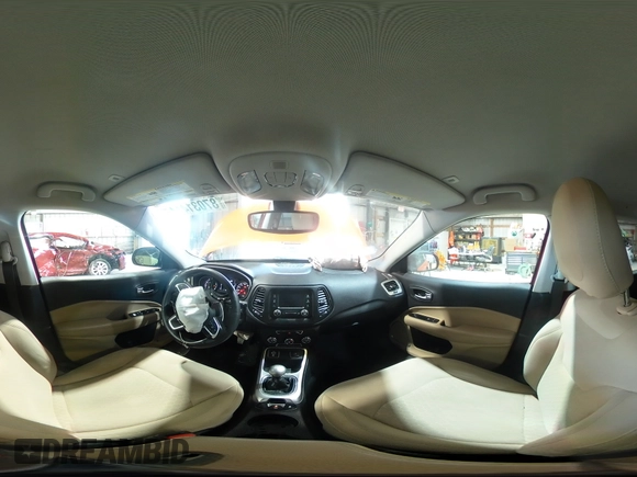 2017 Jeep Compass Sport with VIN 3C4NJCAB8HT643442, listed as a Copart auction lot 87031414 with 102,463 mi miles and Salvage Title. Bid and sale history available at carsss.com. Image 13.