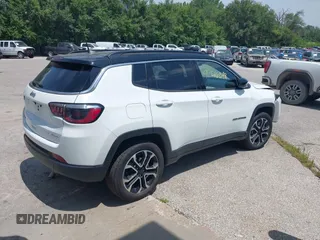 2024 Jeep Compass Limited with VIN 3C4NJDCN1RT595118, listed as a IAAI auction lot 42666248 with 42,342 mi miles and . Bid and sale history available at DreamBid. Image 4.
