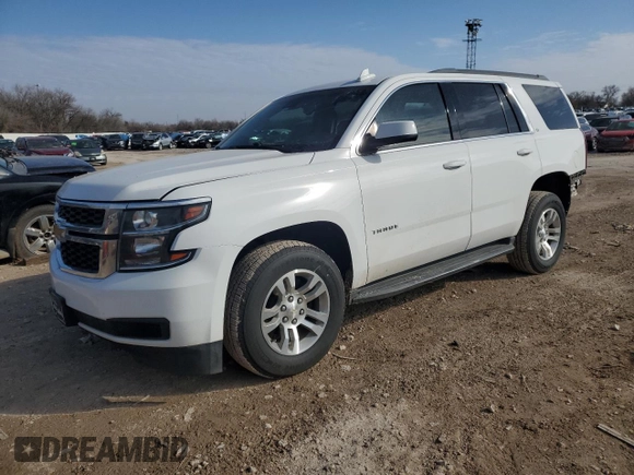 2020 Chevrolet Tahoe LT with VIN 1GNSCBKC4LR292052, listed as a Copart auction lot 44779625 with 81,551 mi miles and Salvage title. Bid and sale history available at DreamBid. Image 1.