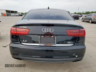 2016 Audi A6 Premium Plus with VIN WAUFGAFC0GN002774, listed as a Copart auction lot 52775355 with 140,188 mi miles and Salvage Title. Bid and sale history available at DreamBid. Image 6.