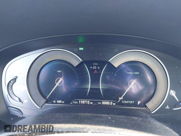 2019 BMW 5 Series 540i with VIN WBAJE5C58KWE66057, listed as a IAAI auction lot 41721886 with 119,712 mi miles and . Bid and sale history available at DreamBid. Image 7.
