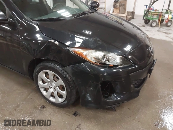 2013 Mazda 3 i SV with VIN JM1BL1TG1D1824491, listed as a IAAI auction lot 41603105 with 120,451 mi miles. Bid and sale history available at carsss.com. Image 6.