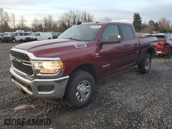 2022 Ram 2500 Big Horn with VIN 3C6UR5DL4NG263224, listed as a Copart auction lot 82410244 with 83,126 mi miles and Salvage Title. Bid and sale history available at carsss.com. Image 1.