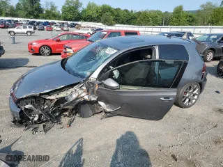 2013 Volkswagen GTI with VIN WVWED7AJ7DW082628, listed as a Copart auction lot 67630714 with 0 mi miles and Salvage Title. Bid and sale history available at carsss.com. Image 1.