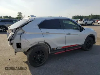 2023 Mitsubishi Eclipse Cross LE with VIN JA4ATVAA6PZ044262, listed as a Copart auction lot 57386495 with 17,663 mi miles and Salvage title. Bid and sale history available at DreamBid. Image 3.