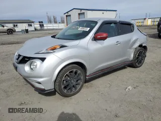2015 Nissan Juke S with VIN JN8AF5MV4FT560735, listed as a Copart auction lot 49888235 with 112,175 mi miles and Salvage Title. Bid and sale history available at carsss.com. Image 1.