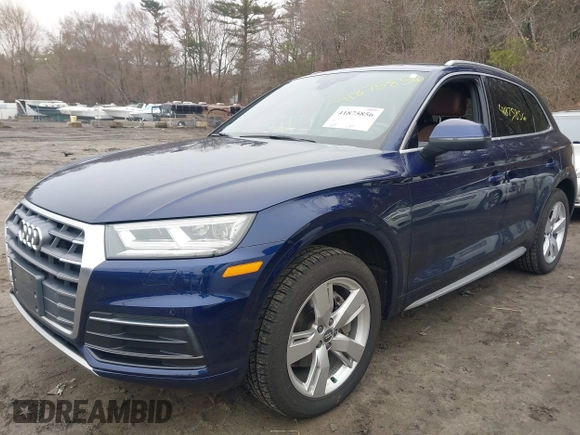 2018 Audi Q5 Premium Plus with VIN WA1BNAFY6J2019391, listed as a IAAI auction lot 41875856 with 73,505 mi miles. Bid and sale history available at carsss.com. Image 2.