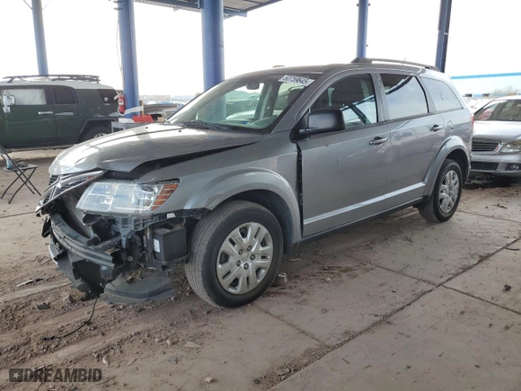 2017 Dodge Journey SE with VIN 3C4PDCAB5HT707971, listed as a Copart auction lot 50759645 with 74,834 mi miles and Salvage Title. Bid and sale history available at carsss.com. Image 1.