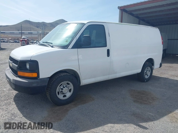 2012 Chevrolet Express Cargo Van with VIN 1GCWGFCA3C1193871, listed as a IAAI auction lot 42098096 with 227,331 mi miles. Bid and sale history available at carsss.com. Image 17.