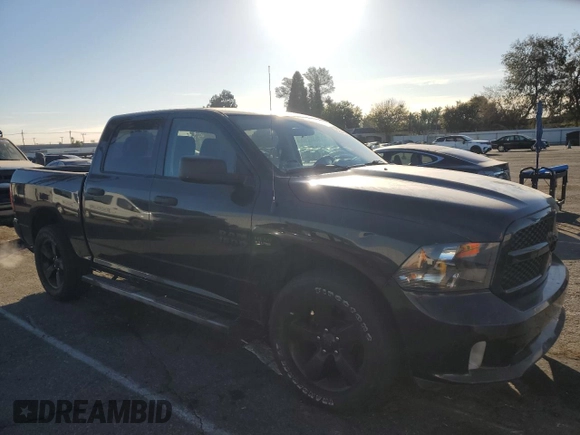 2018 Ram 1500 Tradesman with VIN 1C6RR6KT6JS292760, listed as a Copart auction lot 84834094 with 80,143 mi miles and Salvage title. Bid and sale history available at DreamBid. Image 4.