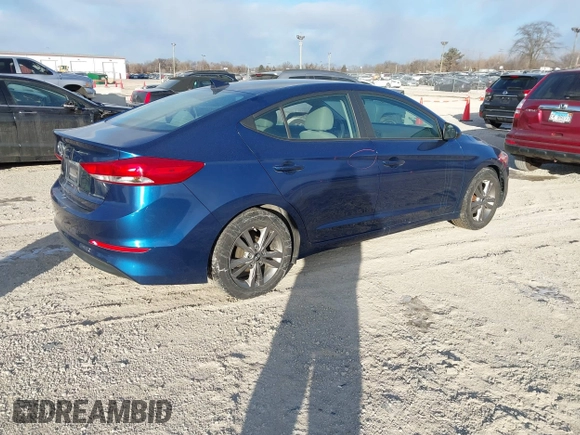 2017 Hyundai Elantra Limited z VIN 5NPD84LF8HH002546, wystawiony jako IAAI lot #41381335 z przebiegiem 102 355 mil mil oraz . Historia ofert i sprzedaży dostępna na DreamBid. Obrazek 4.