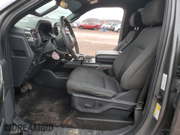 2022 Ford F-150 XL with VIN 1FTFW1E50NKD51554, listed as a Copart auction lot 48054025 with 40,898 mi miles and Salvage Title. Bid and sale history available at DreamBid. Image 7.
