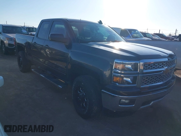 2015 Chevrolet Silverado 1500 LT with VIN 1GCRCREC1FZ308563, listed as a IAAI auction lot 41455858 with 162,196 mi miles. Bid and sale history available at carsss.com. Image 1.