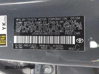 2024 Toyota Prius SE z VIN JTDACACU8R3027202, wystawiony jako IAAI lot #41727758 z przebiegiem 4 625 mil mil oraz . Historia ofert i sprzedaży dostępna na DreamBid. Obrazek 9.