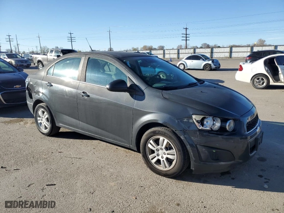 2014 Chevrolet Sonic LT with VIN 1G1JC5SG4E4159776, listed as a Copart auction lot 50043465 with 98,245 mi miles and Salvage Title. Bid and sale history available at carsss.com. Image 4.