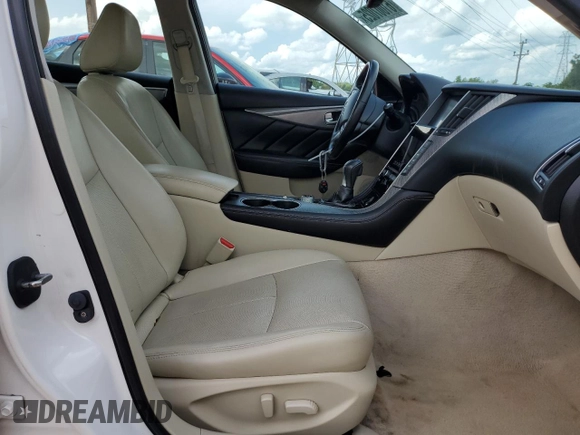 2015 Infiniti Q50 Premium with VIN JN1BV7AR1FM412660, listed as a Copart auction lot 61007025 with 111,021 mi miles and Salvage title. Bid and sale history available at DreamBid. Image 7.